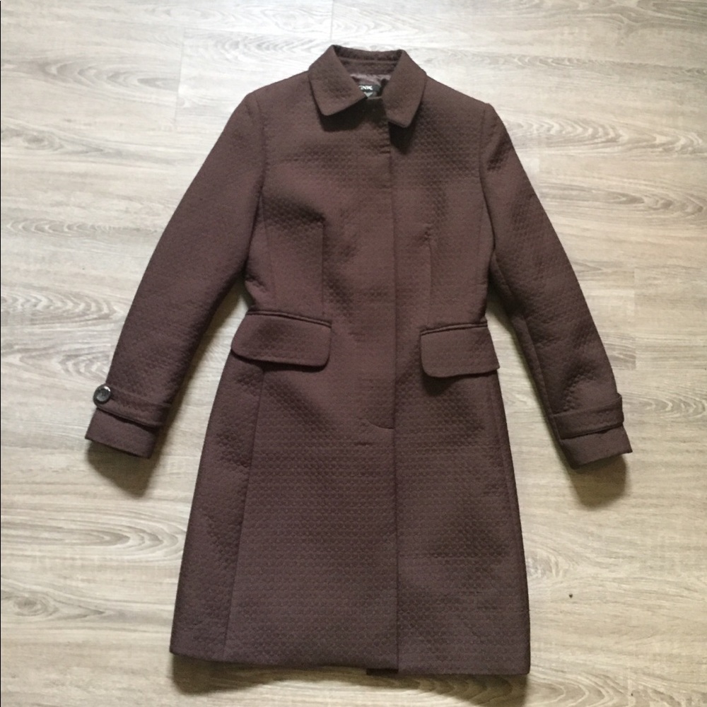 Women’s purple burgundy peacoat Long jacket